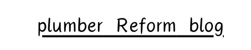 plumber  Reform  blog